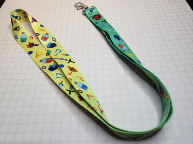 Lanyard inspired by retro games